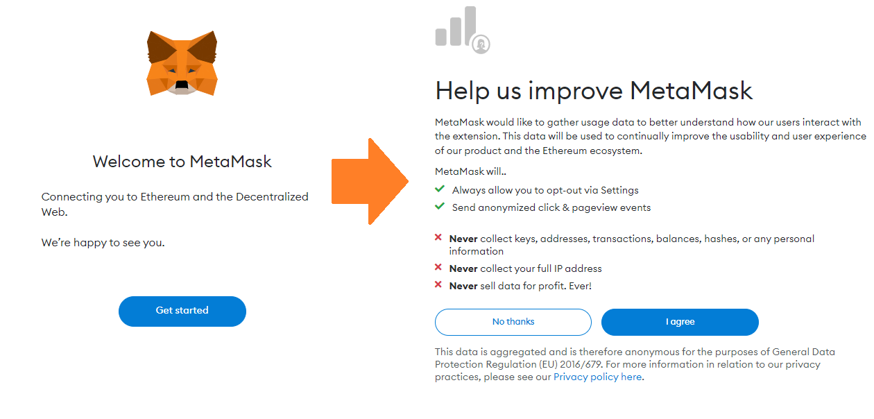 metamask configure wallet